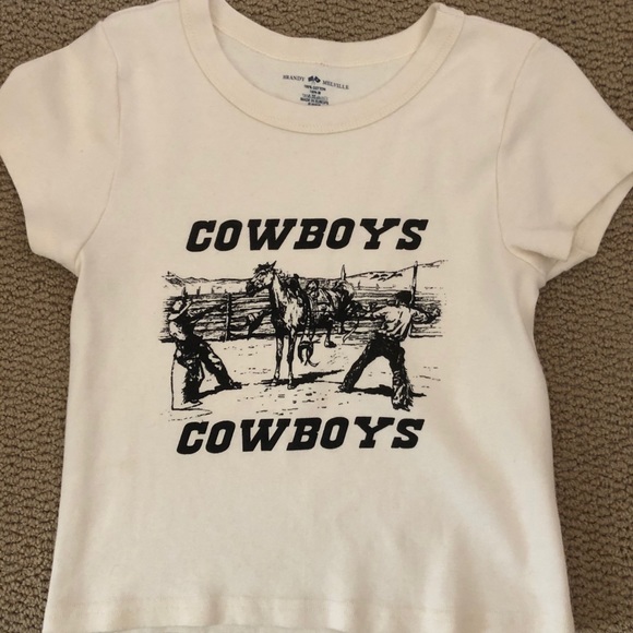 Brandy Melville Tops Brandy Melville Cowboys Cropped Tshirt Poshmark Brandy Melville Tops Brandy Melville Cowboys Cropped Tshirt Poshmark